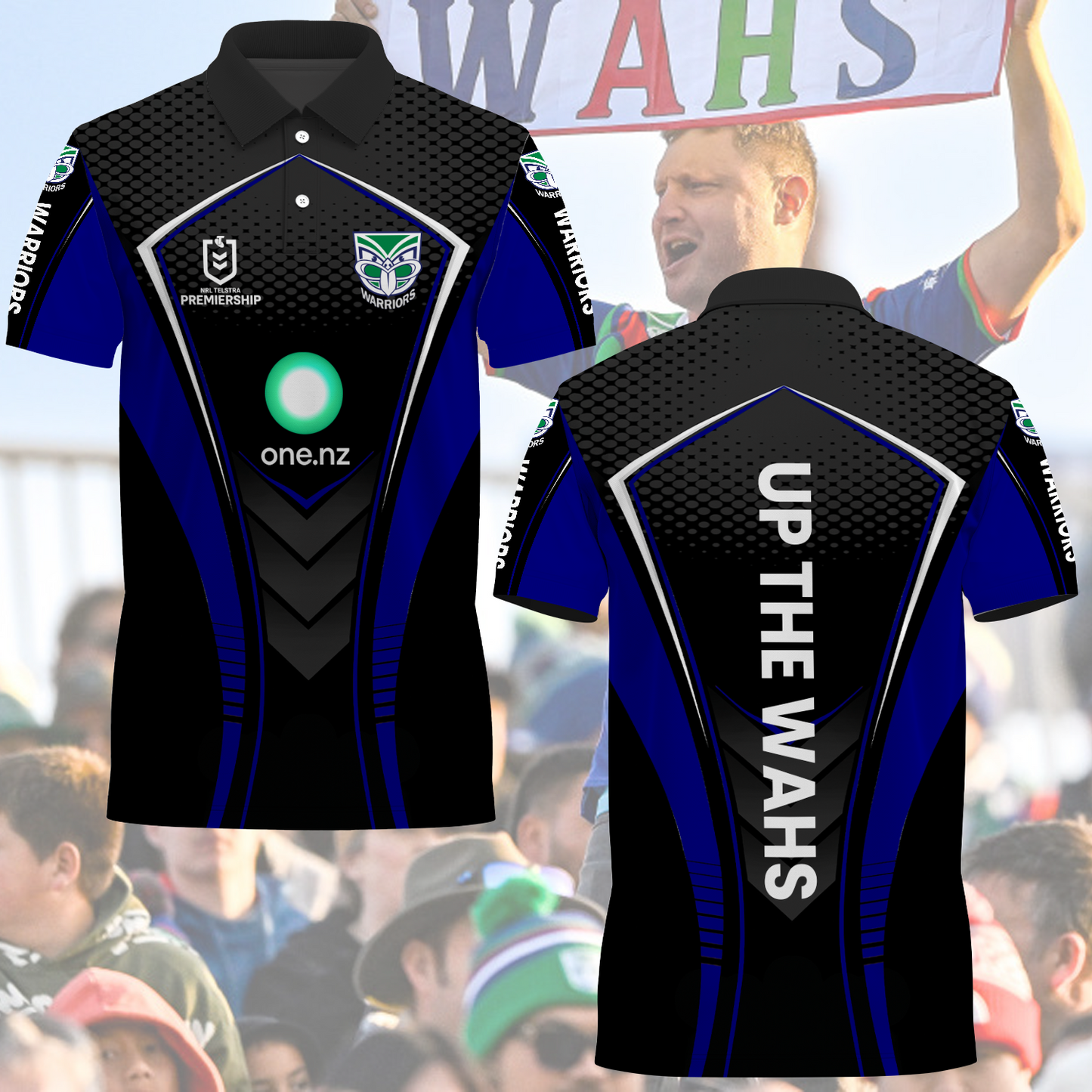 New Zealand Warriors NRL 2025  Limited Edition Polo Shirt TM NTA V1