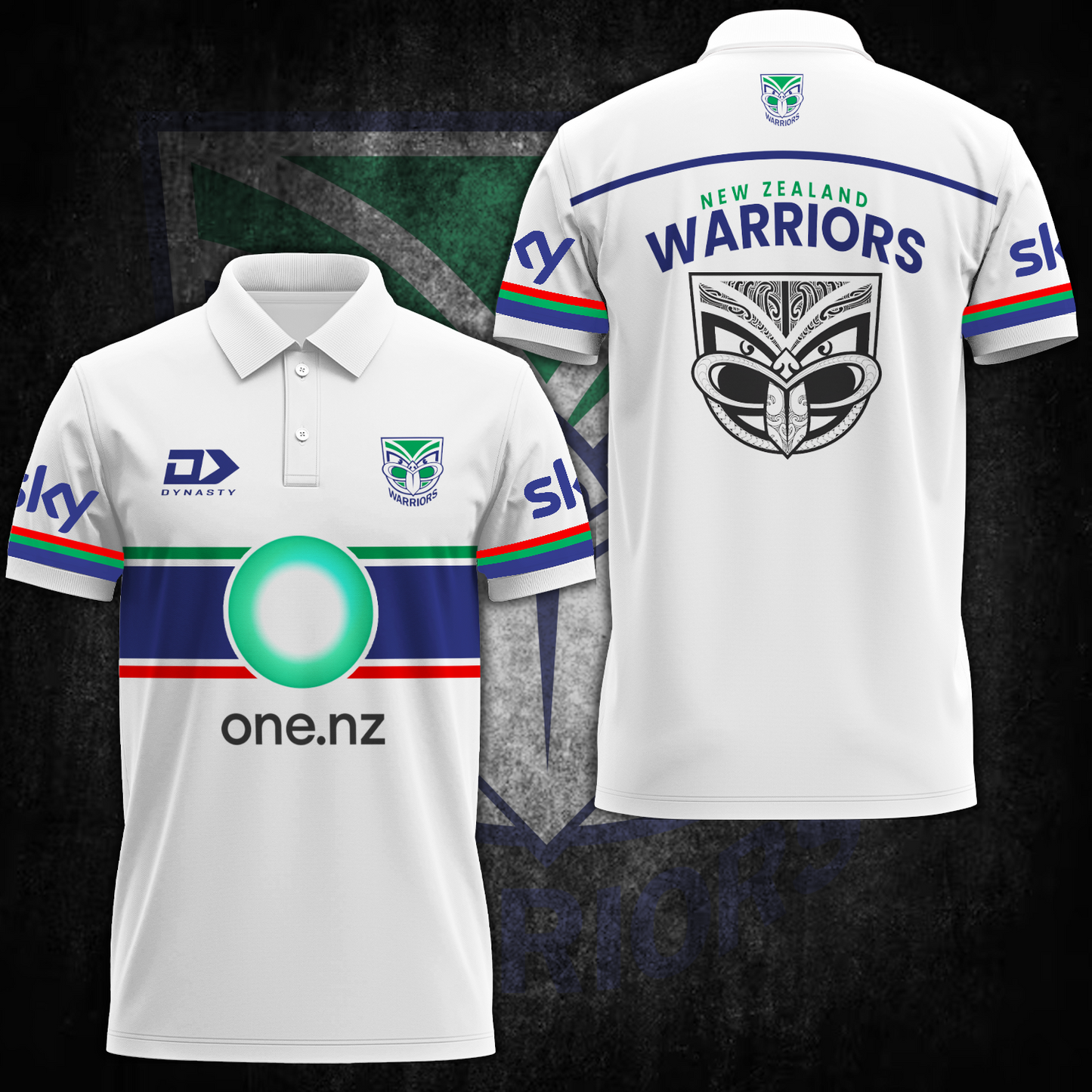 New Zealand Warriors NRL Up The Wahs Limited Edition Polo Shirt TM - Super Savings When Buying Combo V29
