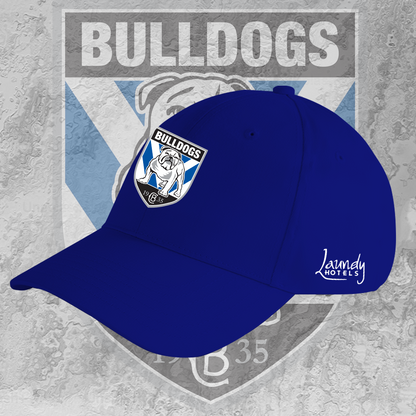 Canterbury Bulldogs NRL 2025 The Dogs Of War V-Neck T-Shirt TM NTA V2