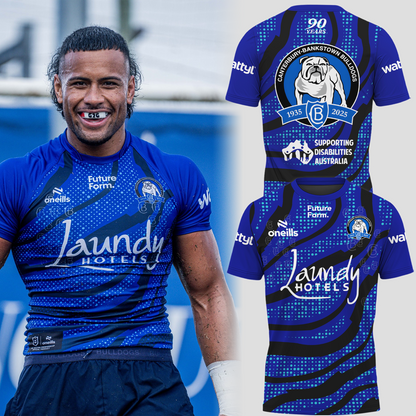 Canterbury-Bankstown Bulldogs NRL 2025 The Dogs of War T-Shirt TM NTA V1