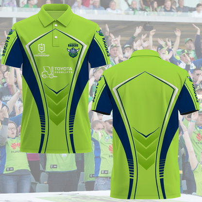 Canberra Raiders NRL 2025 We Are Raiders Polo Shirt TM NTA V8