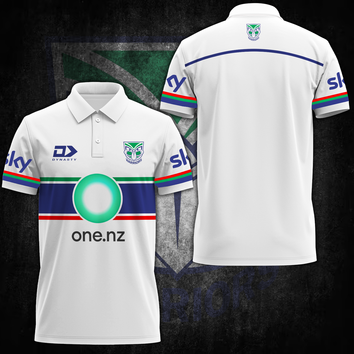 New Zealand Warriors NRL Up The Wahs Limited Edition Polo Shirt TM - Super Savings When Buying Combo V30
