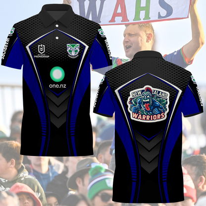 New Zealand Warriors NRL 2025  Limited Edition Polo Shirt TM NTA V3