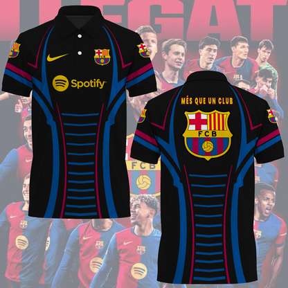 FC Barcelona LA LIGA CHAMPIONS 2024/25 Polo Shirt TM NTA V8