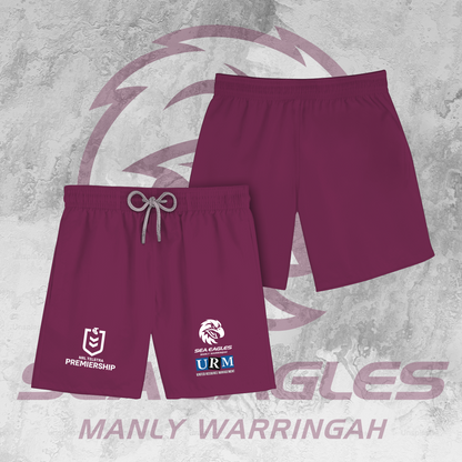 Manly Warringah Sea Eagles NRL 2025 Polo Shirt TM NTA V1