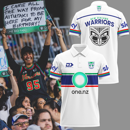 New Zealand Warriors NRL Up The Wahs Limited Edition Polo Shirt TM - Super Savings When Buying Combo V27