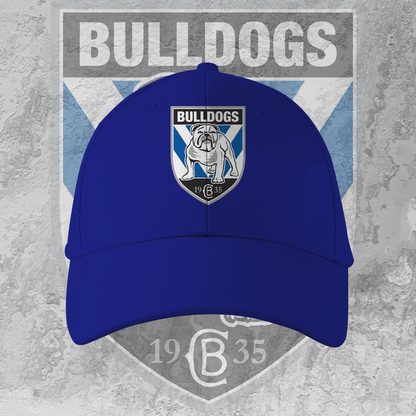 Canterbury Bulldogs NRL 2025 The Dogs Of War V-Neck T-Shirt TM NTA V2