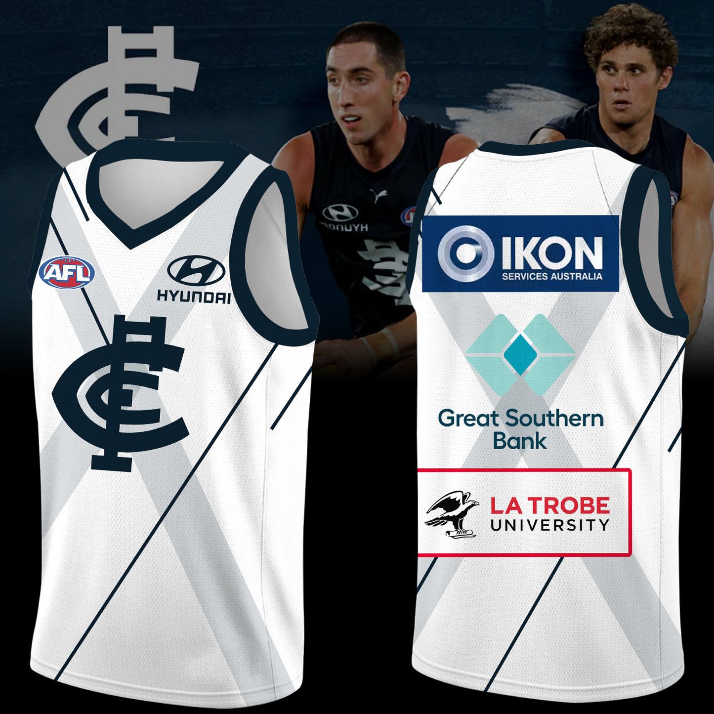 Carlton Football Club AFL Blues Limited Edition BK Jersey TM V3