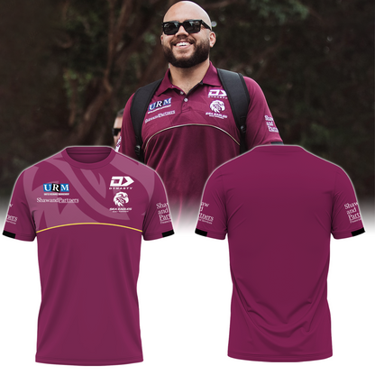 Manly Warringah Sea Eagles NRL Fear The Fortress V4 T-Shirt TM