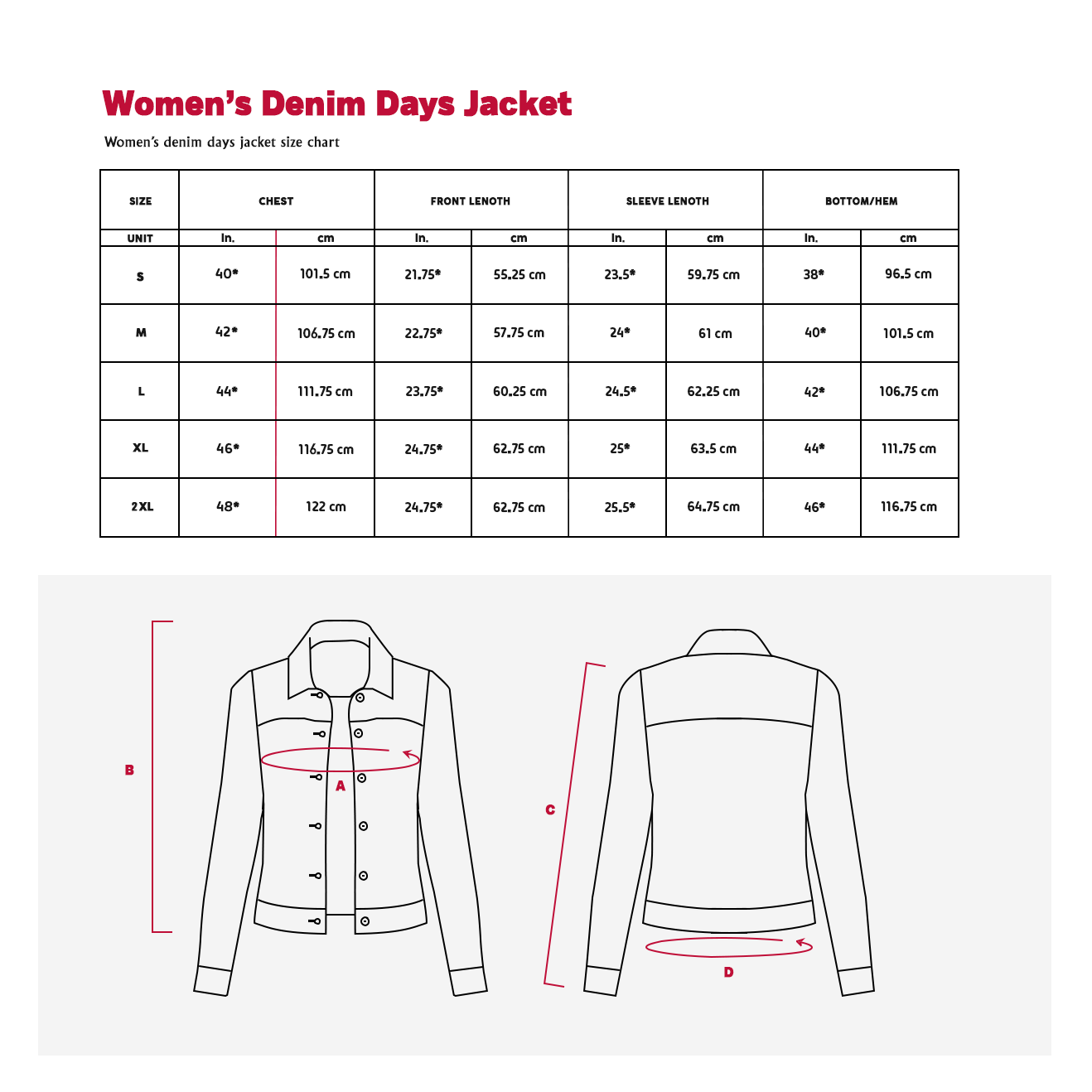 NFL DC Women Denim Days Jacket DDTTTV