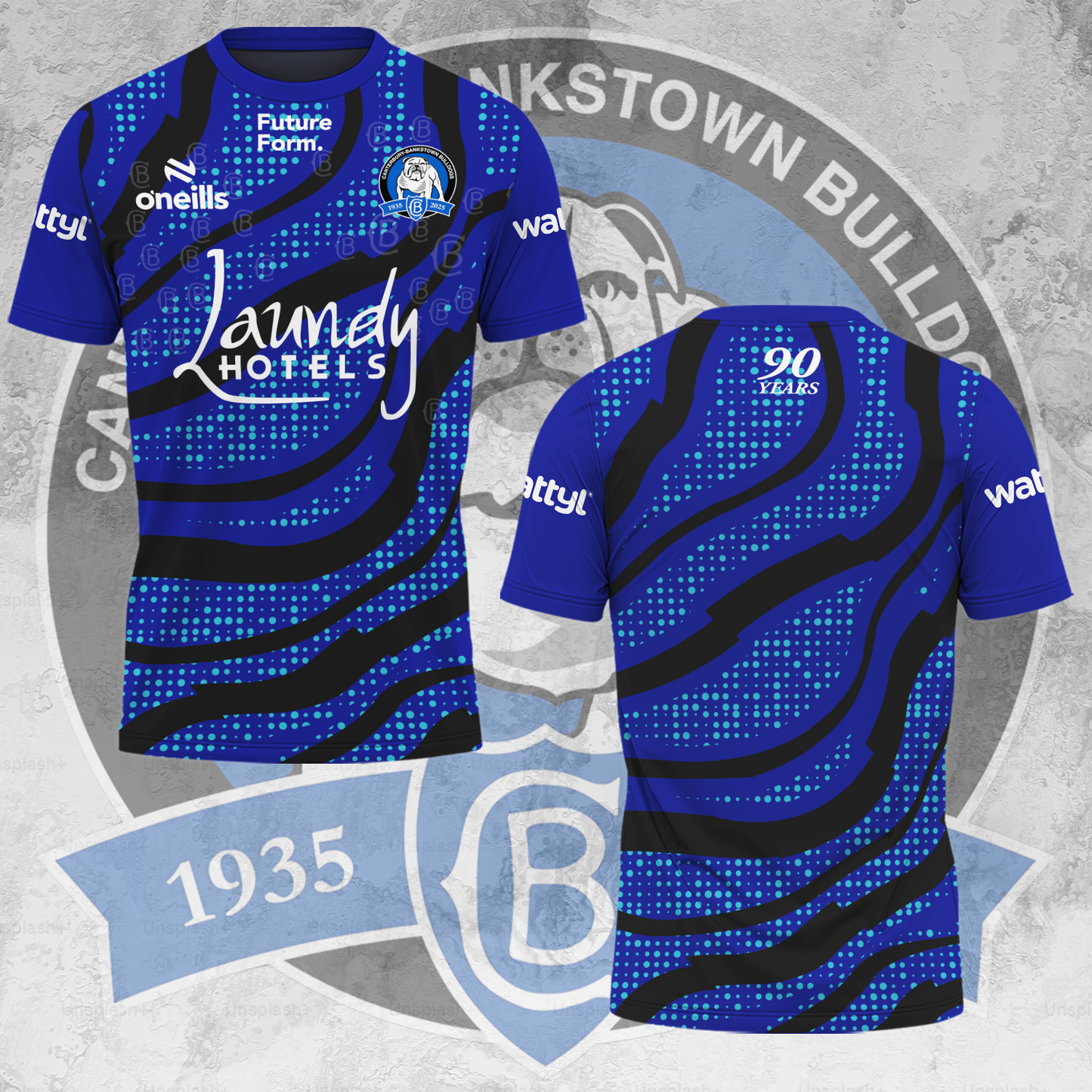 Canterbury-Bankstown Bulldogs NRL 2025 The Dogs of War T-Shirt TM NTA V2