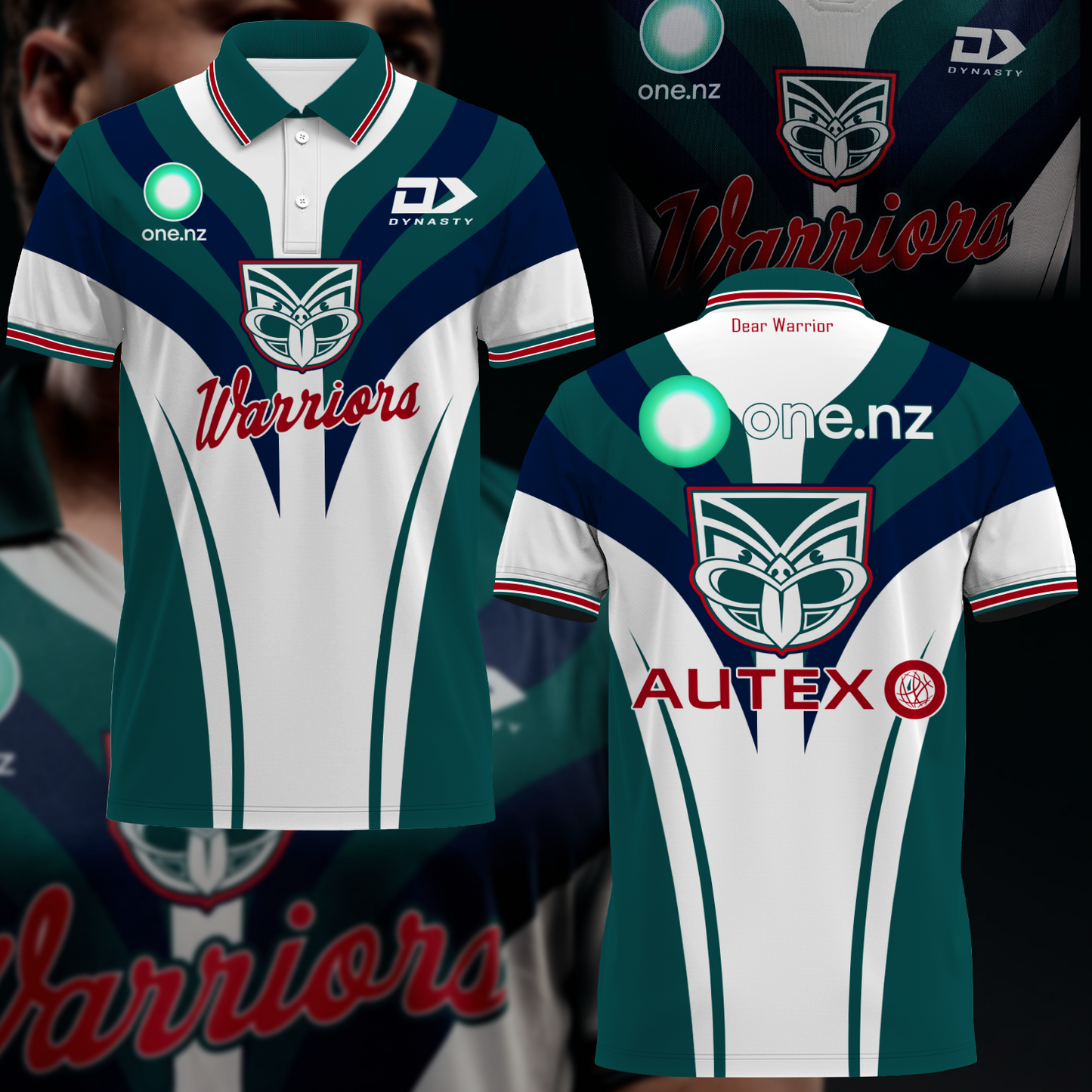 Dear Warrior Up The Wahs One New Zealand Warriors NRL 2025 Newest Polo Shirt TM NTA V5