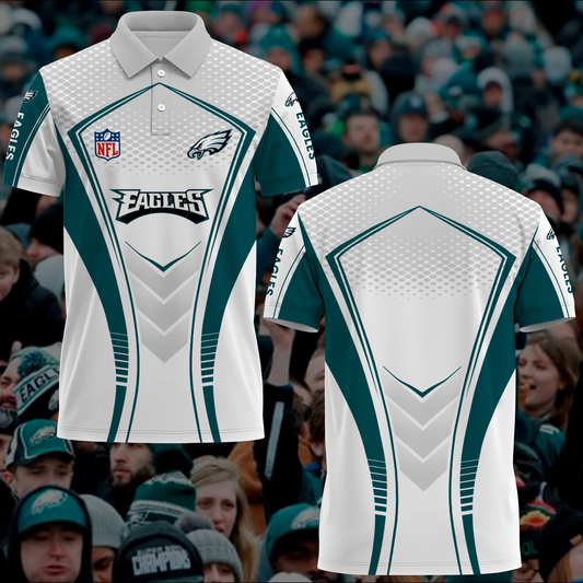 Philadelphia Eagles NFL 2025 New Polo Shirt TM NTA V6