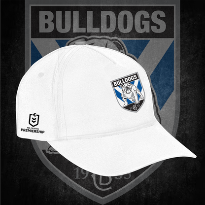Canterbury-Bankstown Bulldogs NRL 2025 The Dogs Of War Limited Edition Polo Shirt TM NTA V11 230425