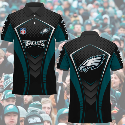 Philadelphia Eagles NFL 2025 New Polo Shirt TM NTA V1
