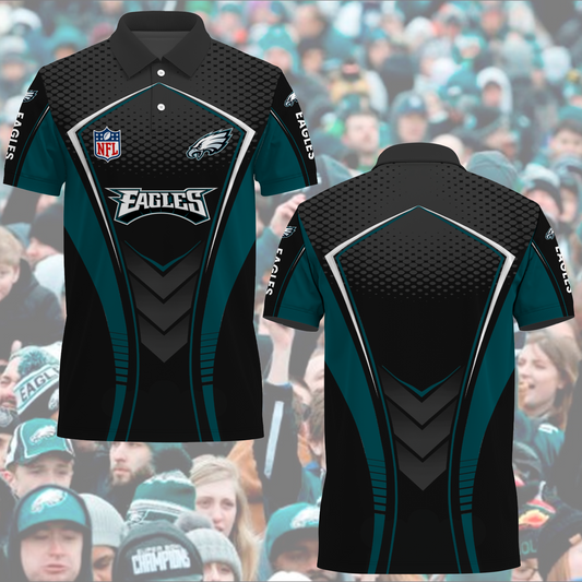 Philadelphia Eagles NFL 2025 New Polo Shirt TM NTA V2