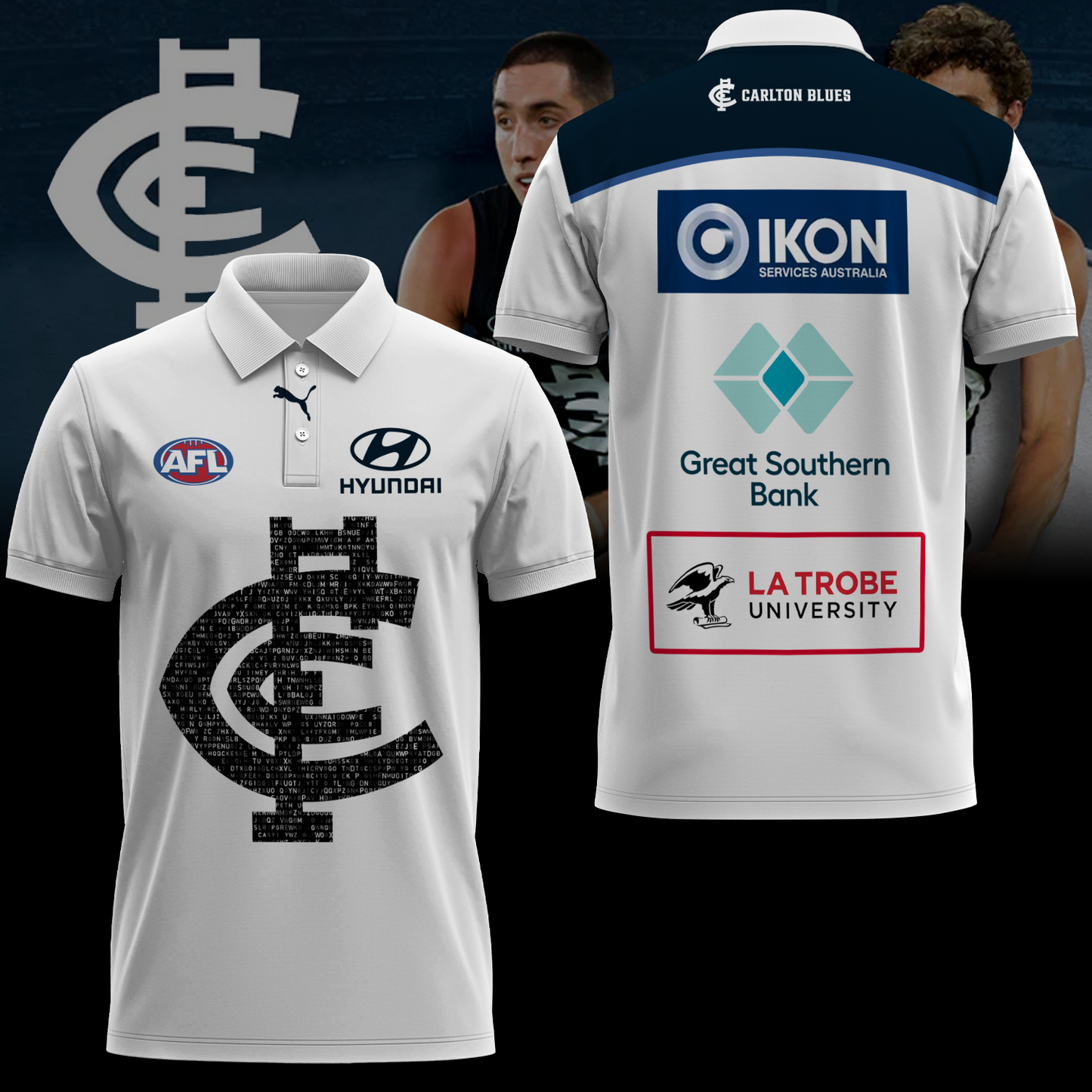 Carlton Football Club AFL Blues Limited Edition Polo Shirt TM - Super Savings When Buying Combo V5
