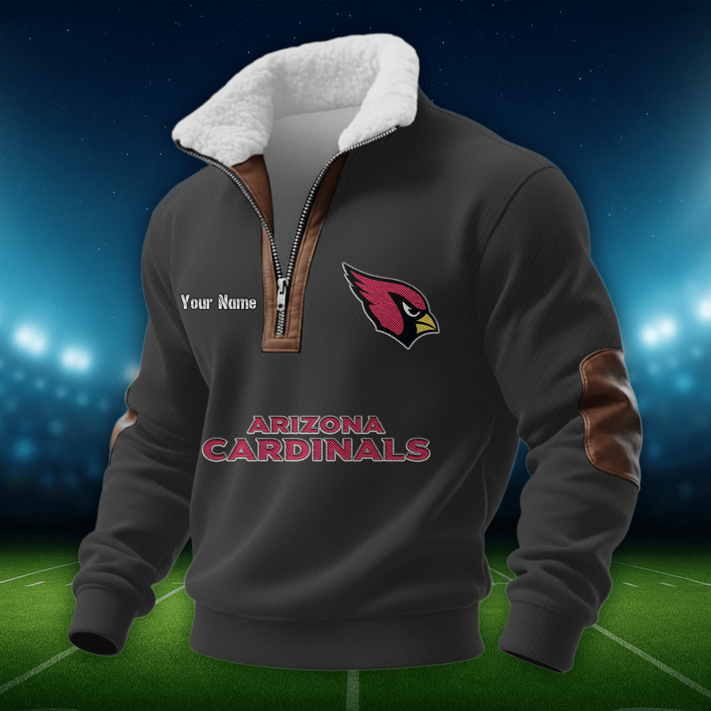 AC NFL Men Fur Collar Sweatshirt DDT CTND