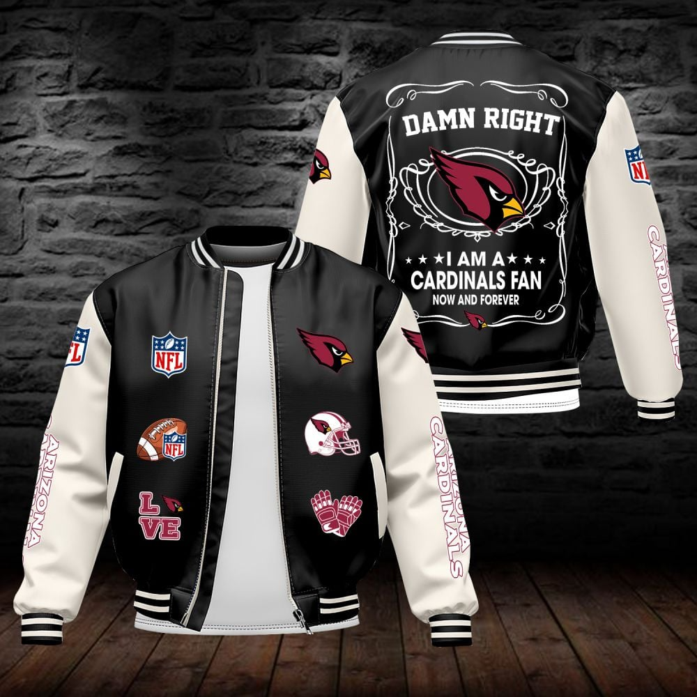 AC NFL Premium Leather Bomber Jacket DDT HLPHUONG