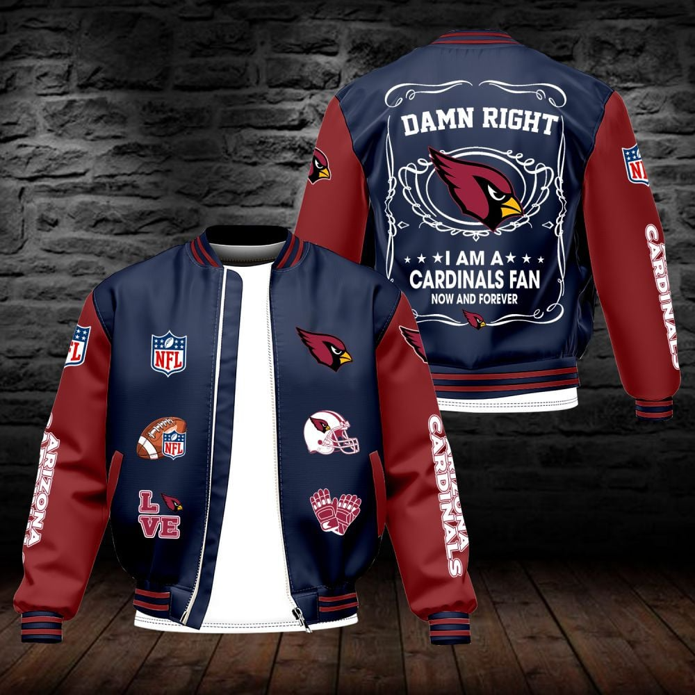 AC NFL Premium Leather Bomber Jacket DDT HLPHUONG