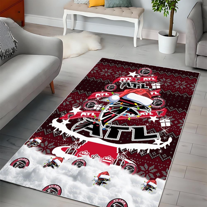 AF NFL Chrismas Carpet Rug DDT NTL