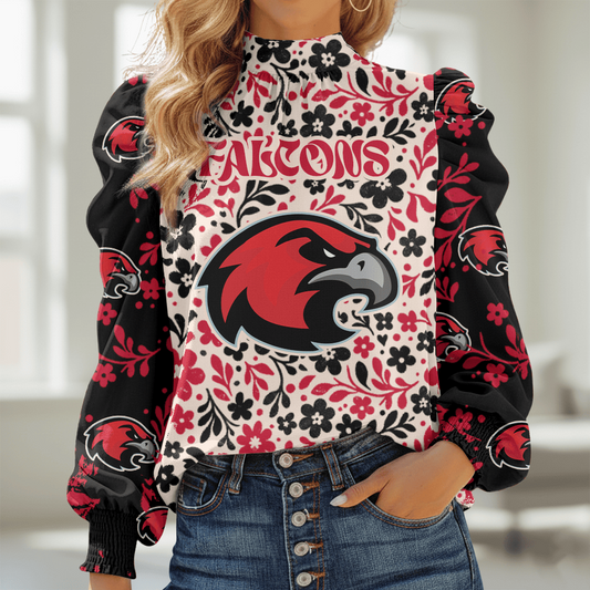 AF NFL Women Puff Sleeve Blouse DDT NTL