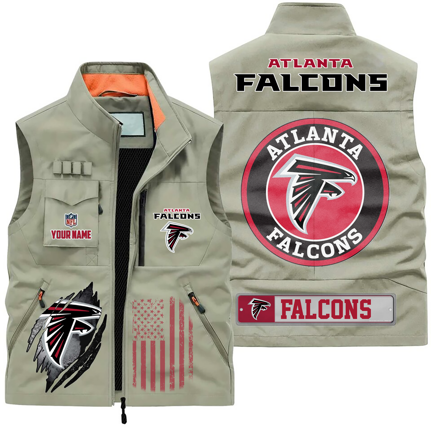 AF Premium NFL Fishing Vest DDT CTND