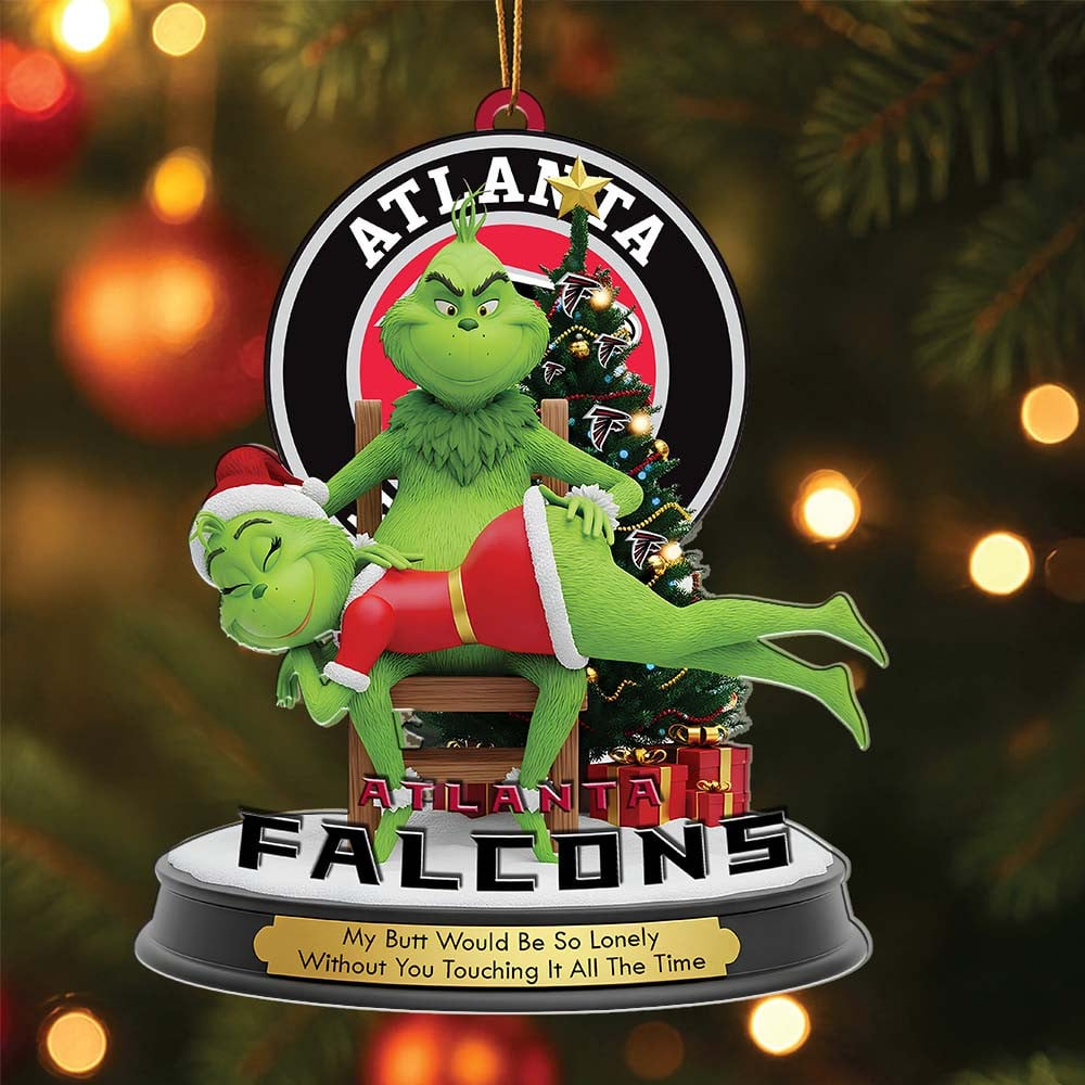 AF Premium NFL x Grinch Acrylic Ornament DDT NTL
