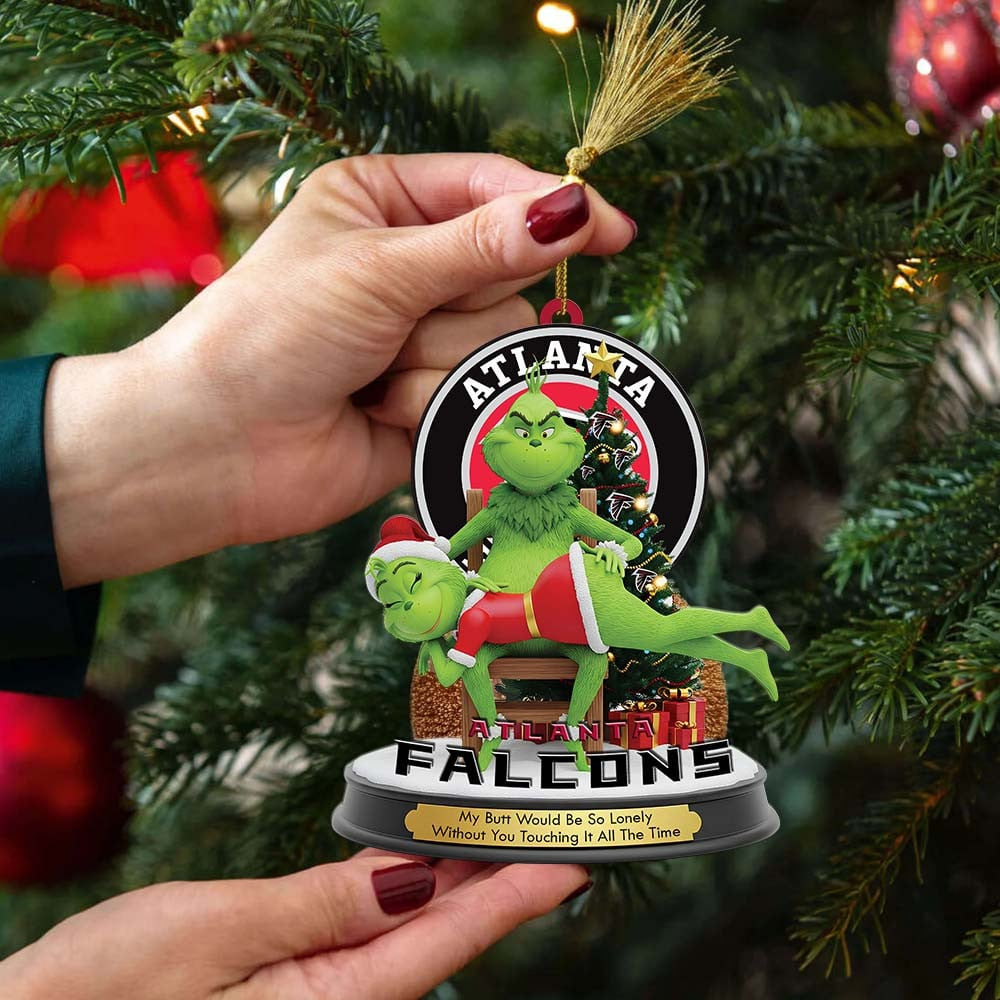 AF Premium NFL x Grinch Acrylic Ornament DDT NTL