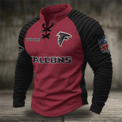 AF x NFL Men Stand Collar Long Sleeve Top DDT  CTND