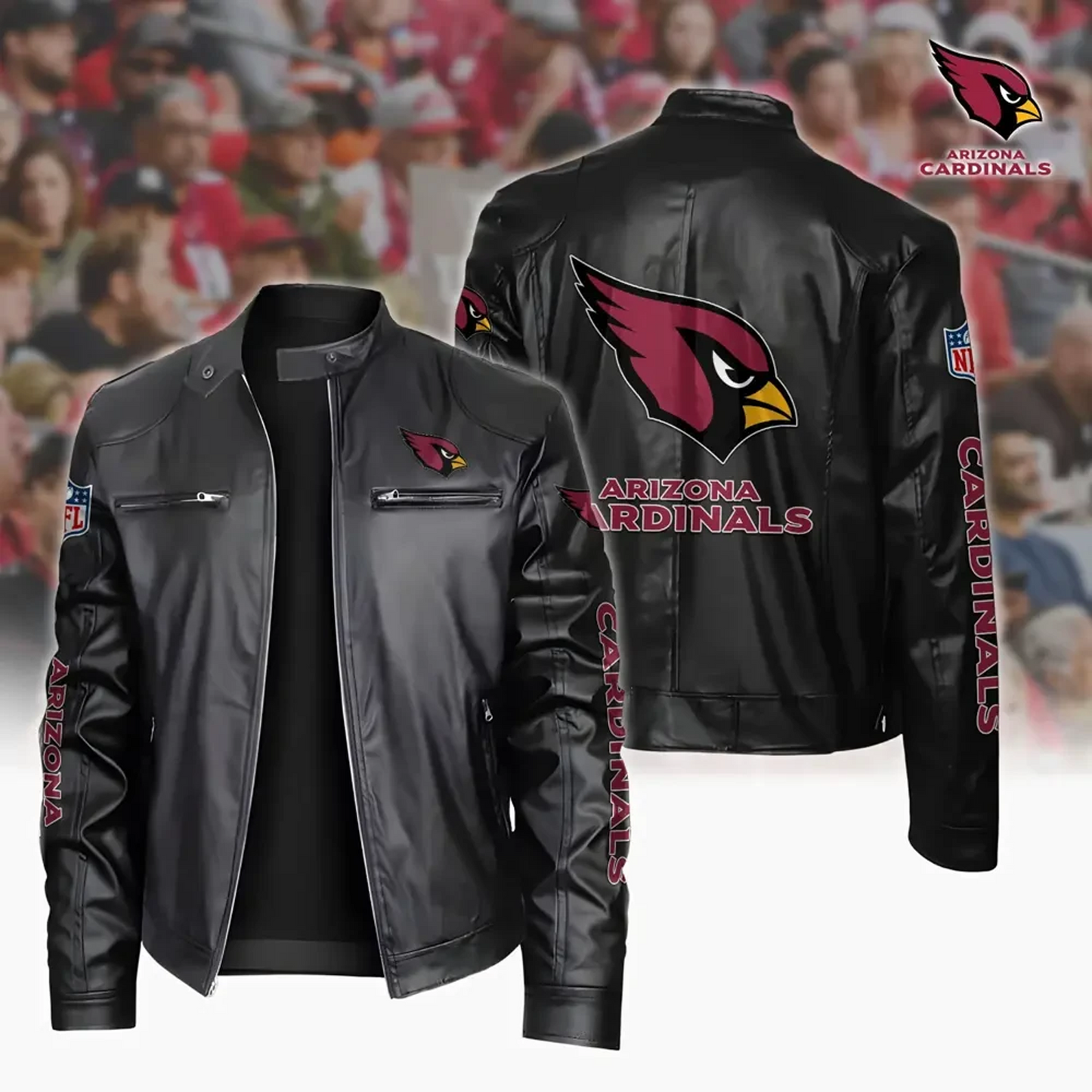 ARI x NFL Sport Leather Jacket DATND TANTD