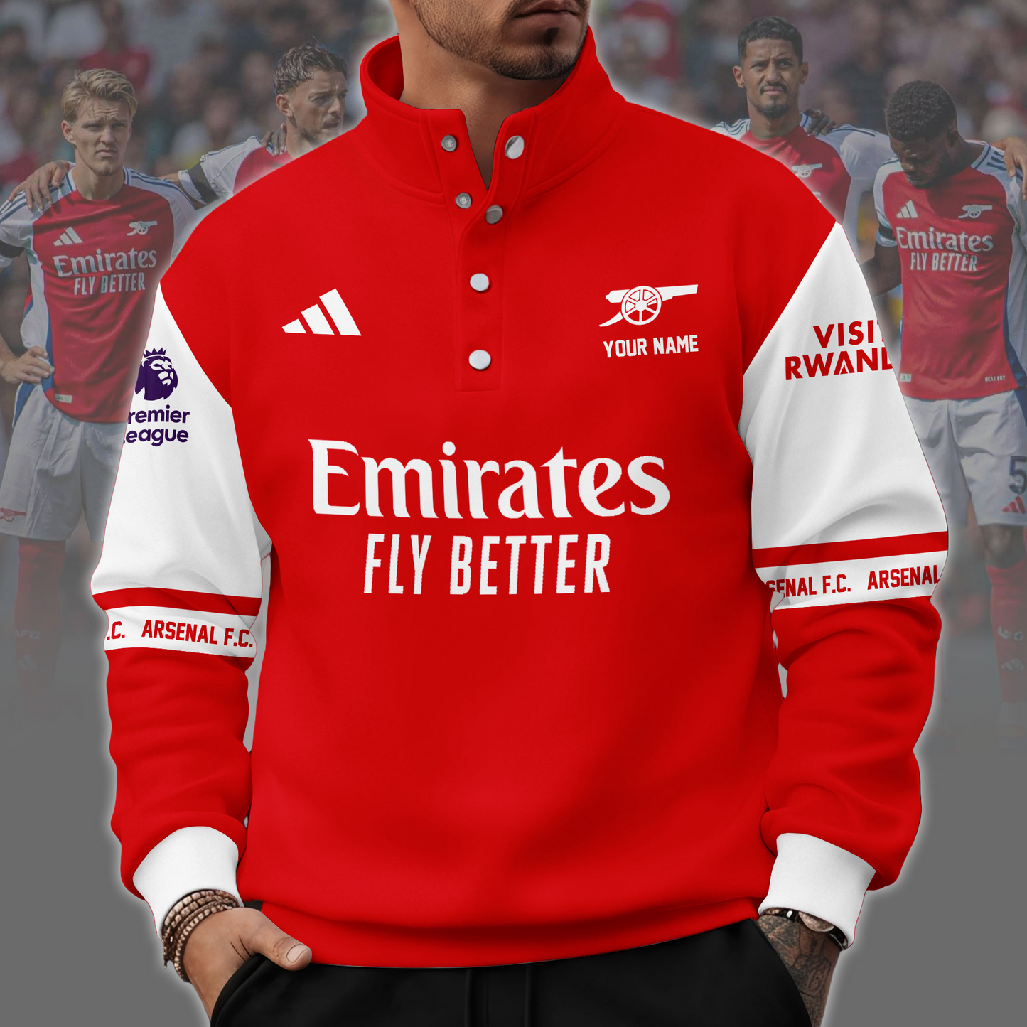 ARS x EPL Unisex Western Style Sweater With Buckles DDT 111125 NTL