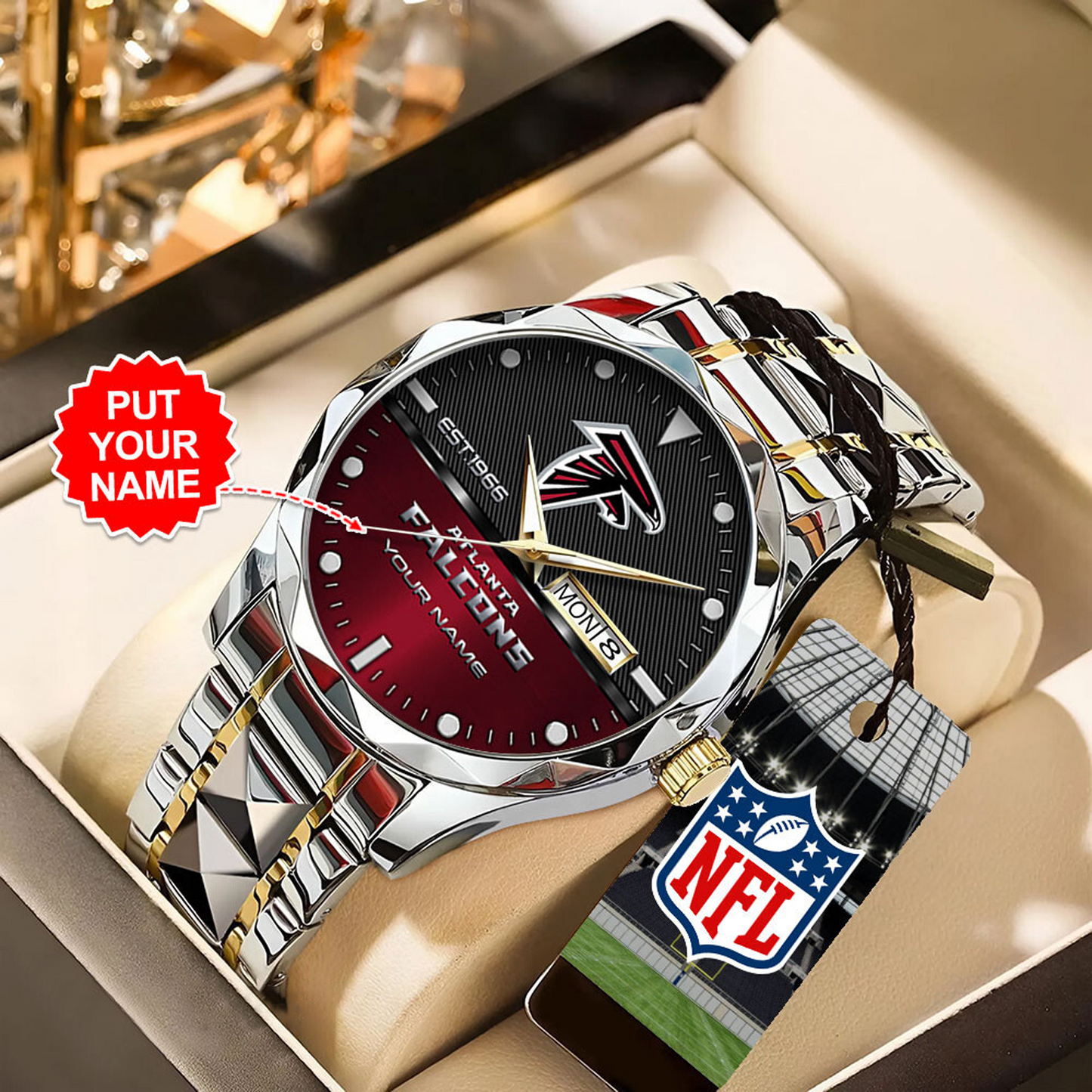 ATL x NFL Alloy Luxury Quartz Watch DATND TANTD
