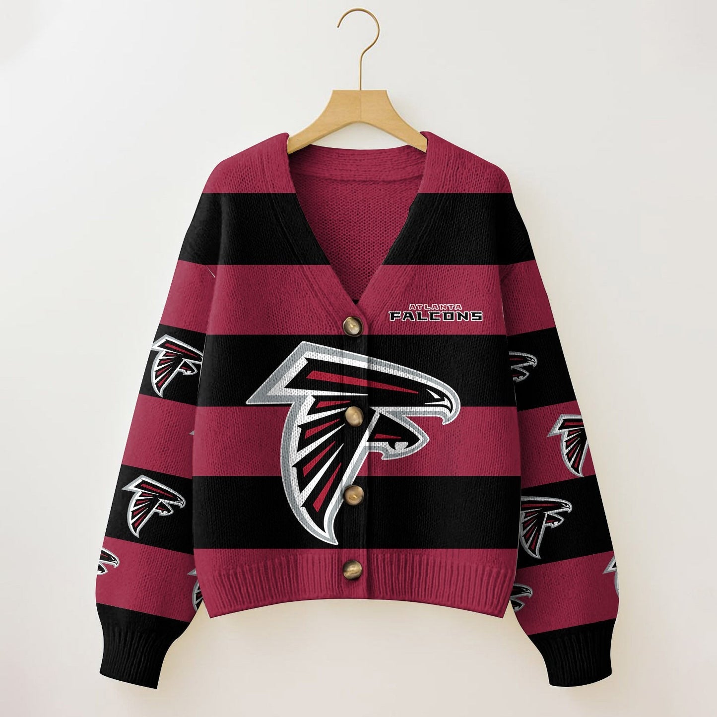 ATL x NFL Cardigan Sweatshirt With Button  DatND DVT