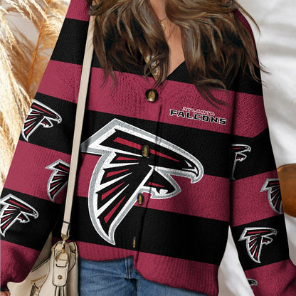 ATL x NFL Cardigan Sweatshirt With Button  DatND DVT