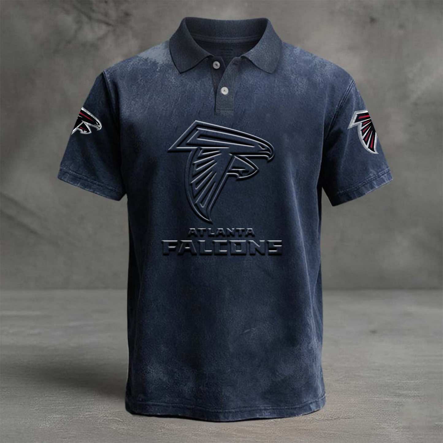 ATL x NFL Embossed Polo Shirt DATND TANTD