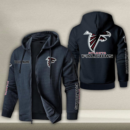 ATL x NFL Quilted Zip Hoodie DatND DVT