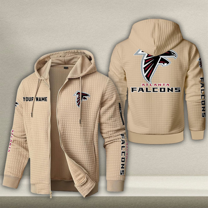 ATL x NFL Quilted Zip Hoodie DatND DVT
