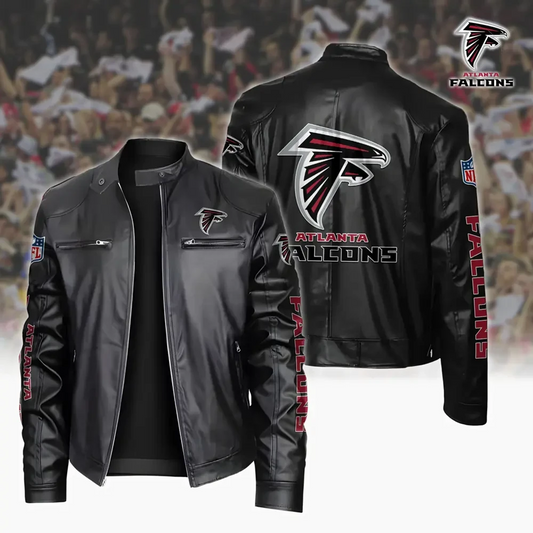 ATL x NFL Sport Leather Jacket DATND TANTD