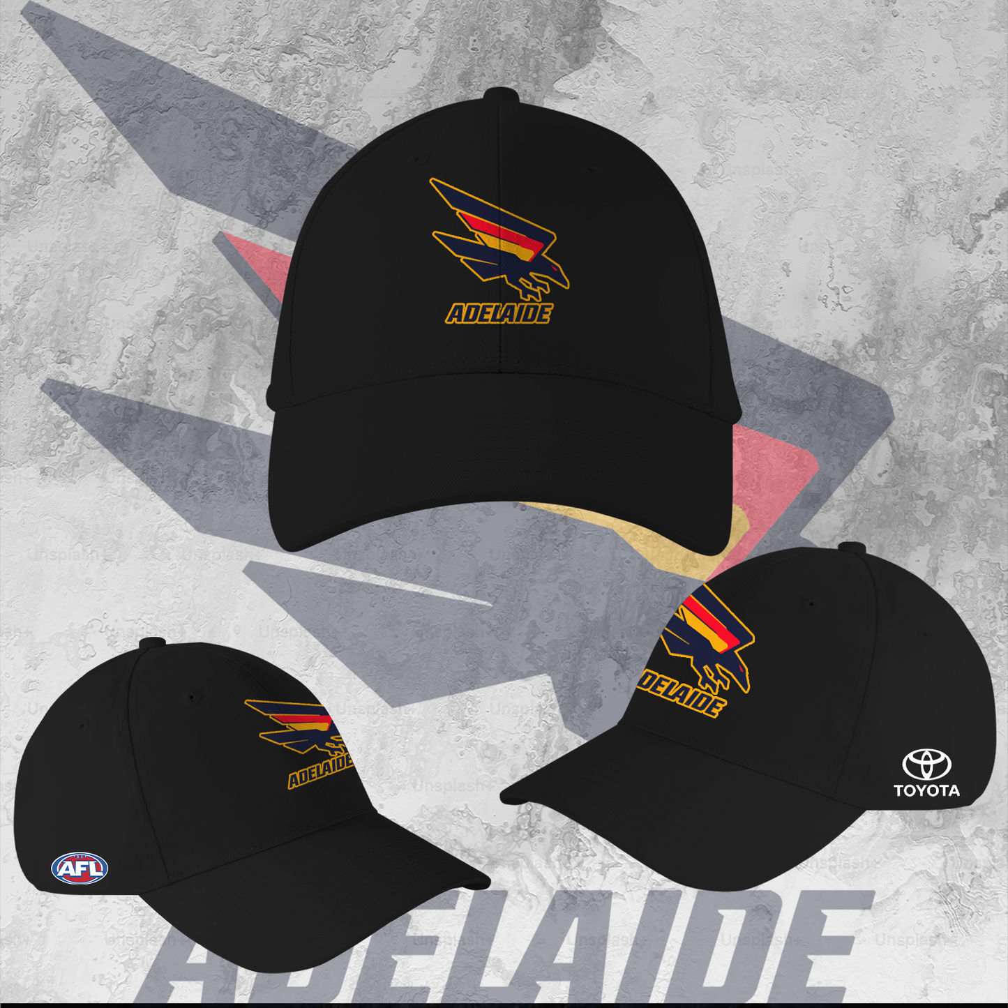 Adelaide Crows AFL 2025 Zipper Hoodie TM NTA V2