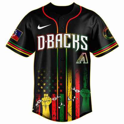 Arizona Diamondbacks MLB X  Juneteenth Day Baseball Jerseys NDD