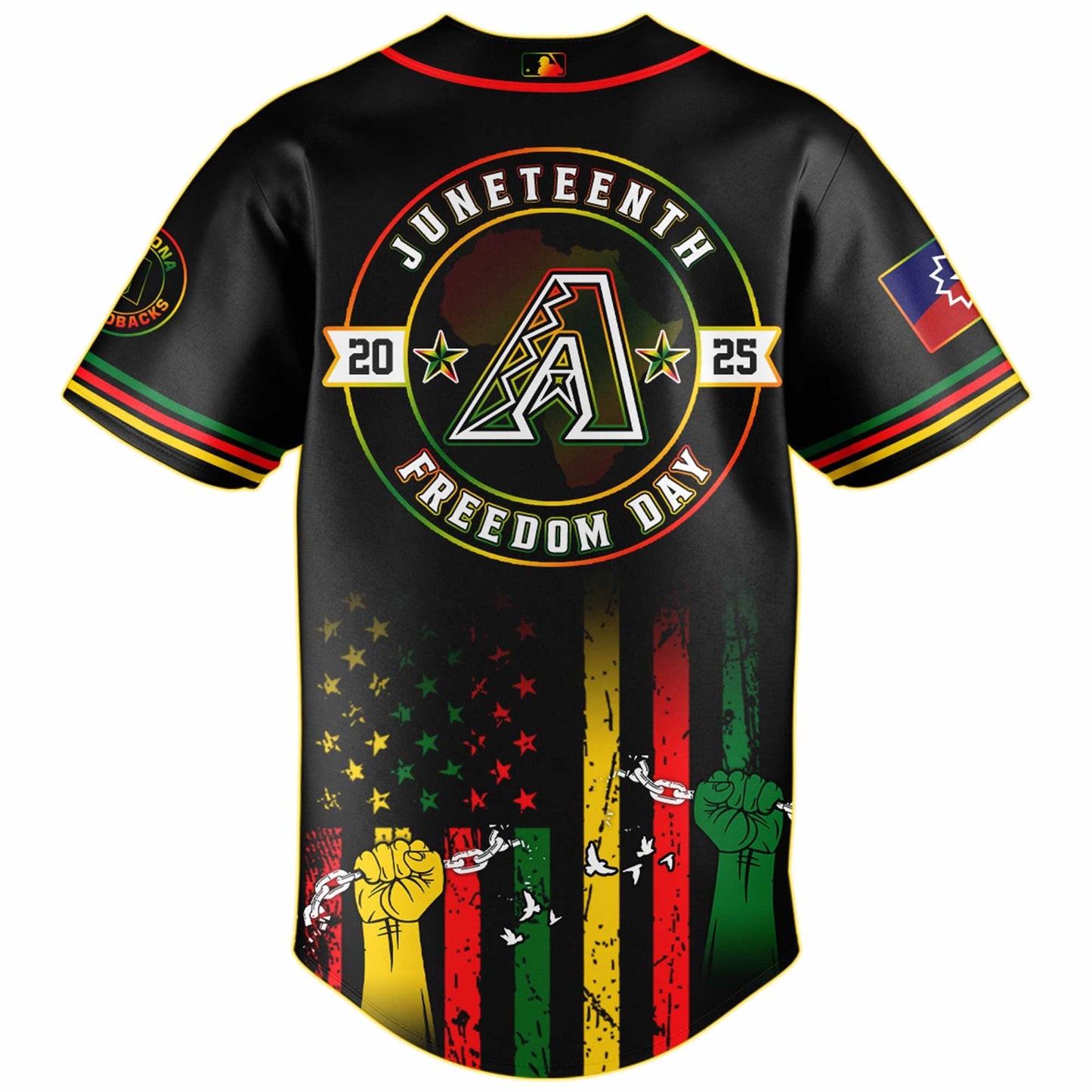 Arizona Diamondbacks MLB X  Juneteenth Day Baseball Jerseys NDD
