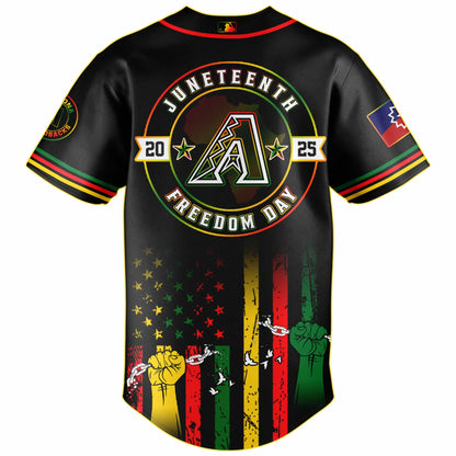 Arizona Diamondbacks MLB X  Juneteenth Day Baseball Jerseys NDD