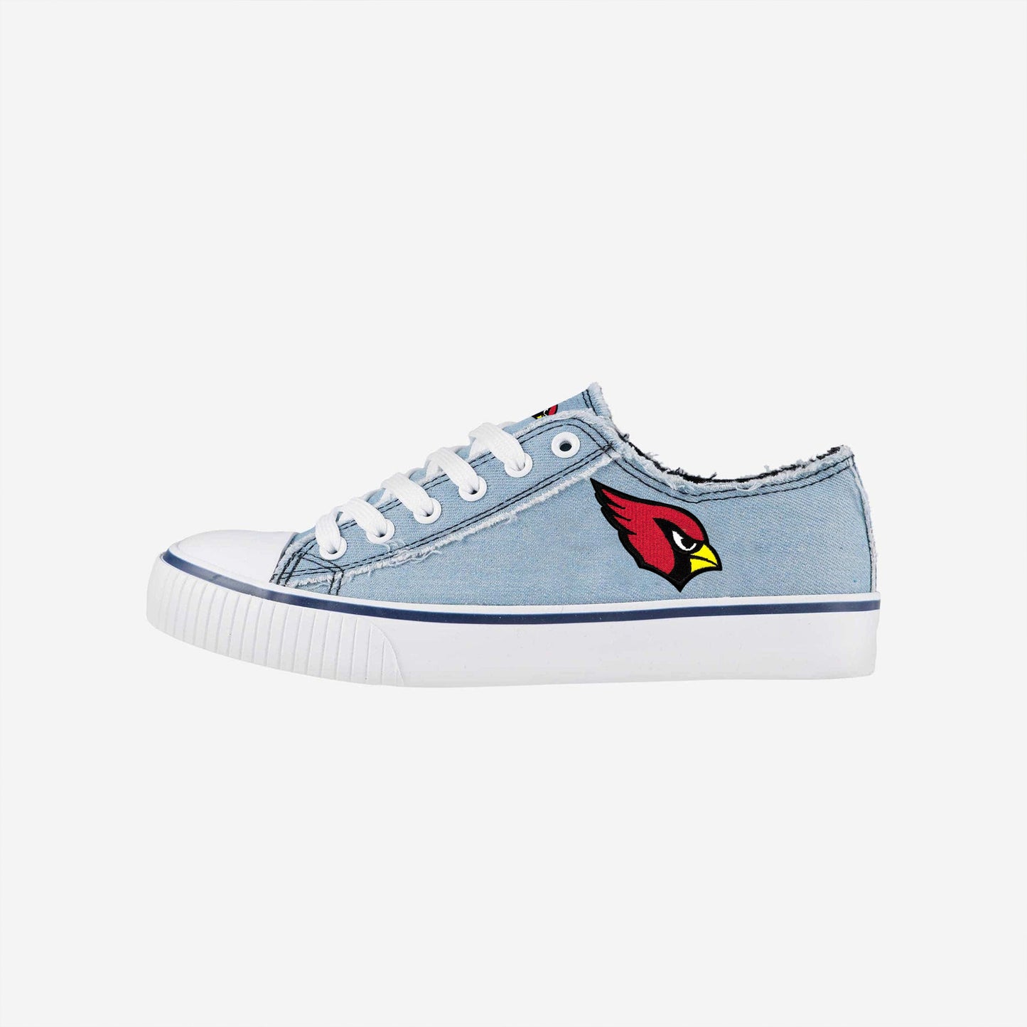 Arizona Cardinals Womens Denim Low Top Canvas Shoes NDD