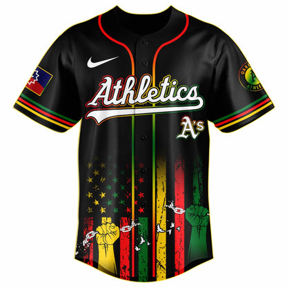 Athletics MLB X Juneteenth Day Baseball Jerseys NDD