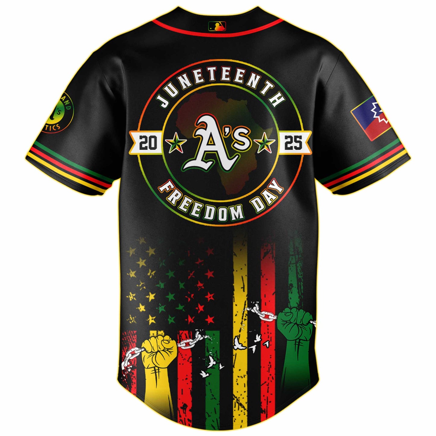 Athletics MLB X Juneteenth Day Baseball Jerseys NDD