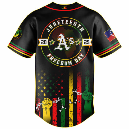 Athletics MLB X Juneteenth Day Baseball Jerseys NDD