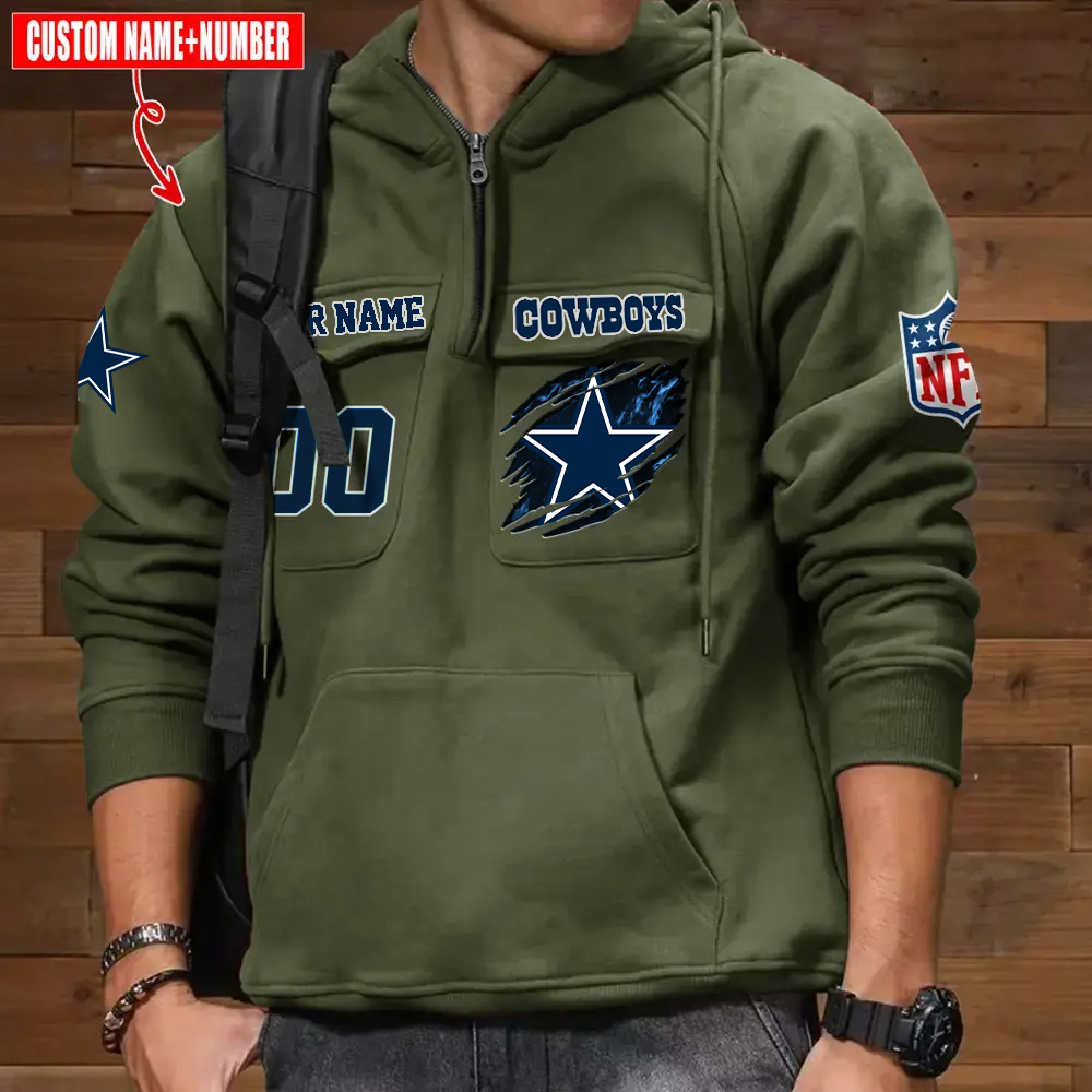 Athleworld DC NFL Graphic Pocket Hoodie DDT CTND