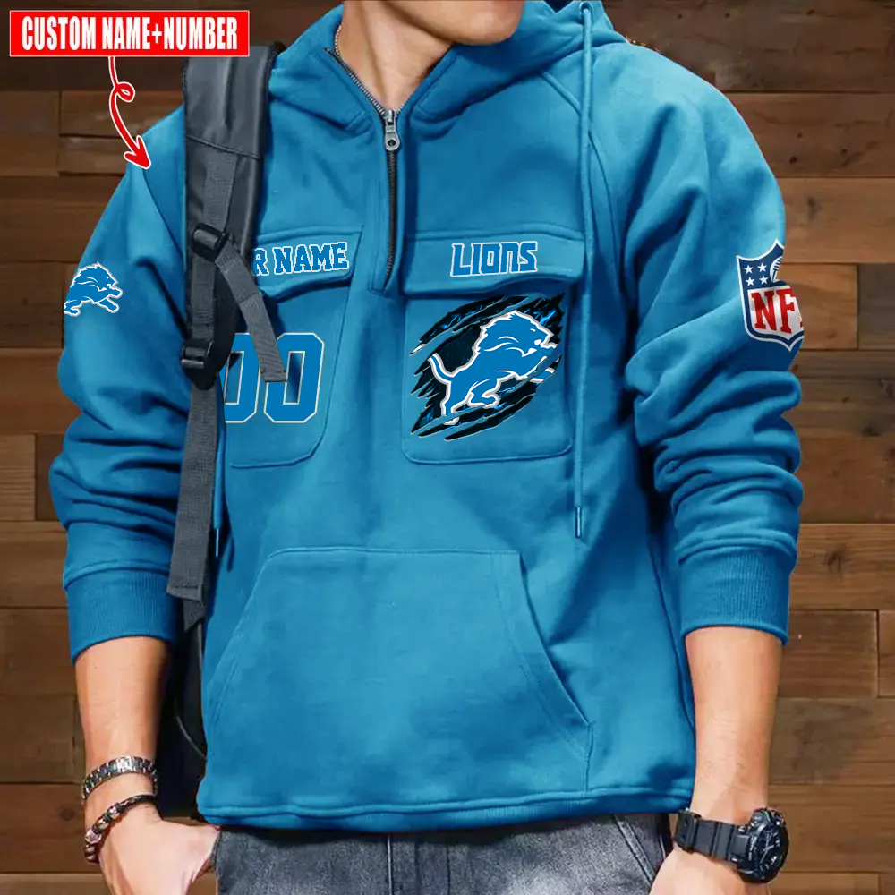 Athleworld DL NFL Graphic Pocket Hoodie DDT CTND