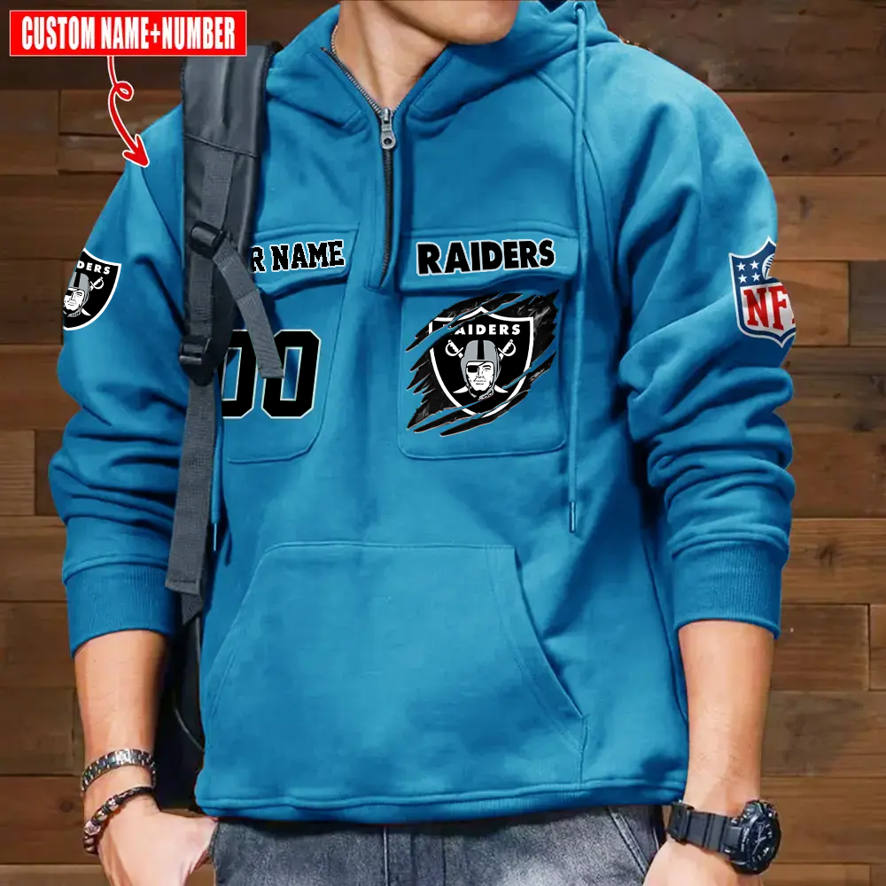 Athleworld LVR NFL Graphic Pocket Hoodie DDT CTND